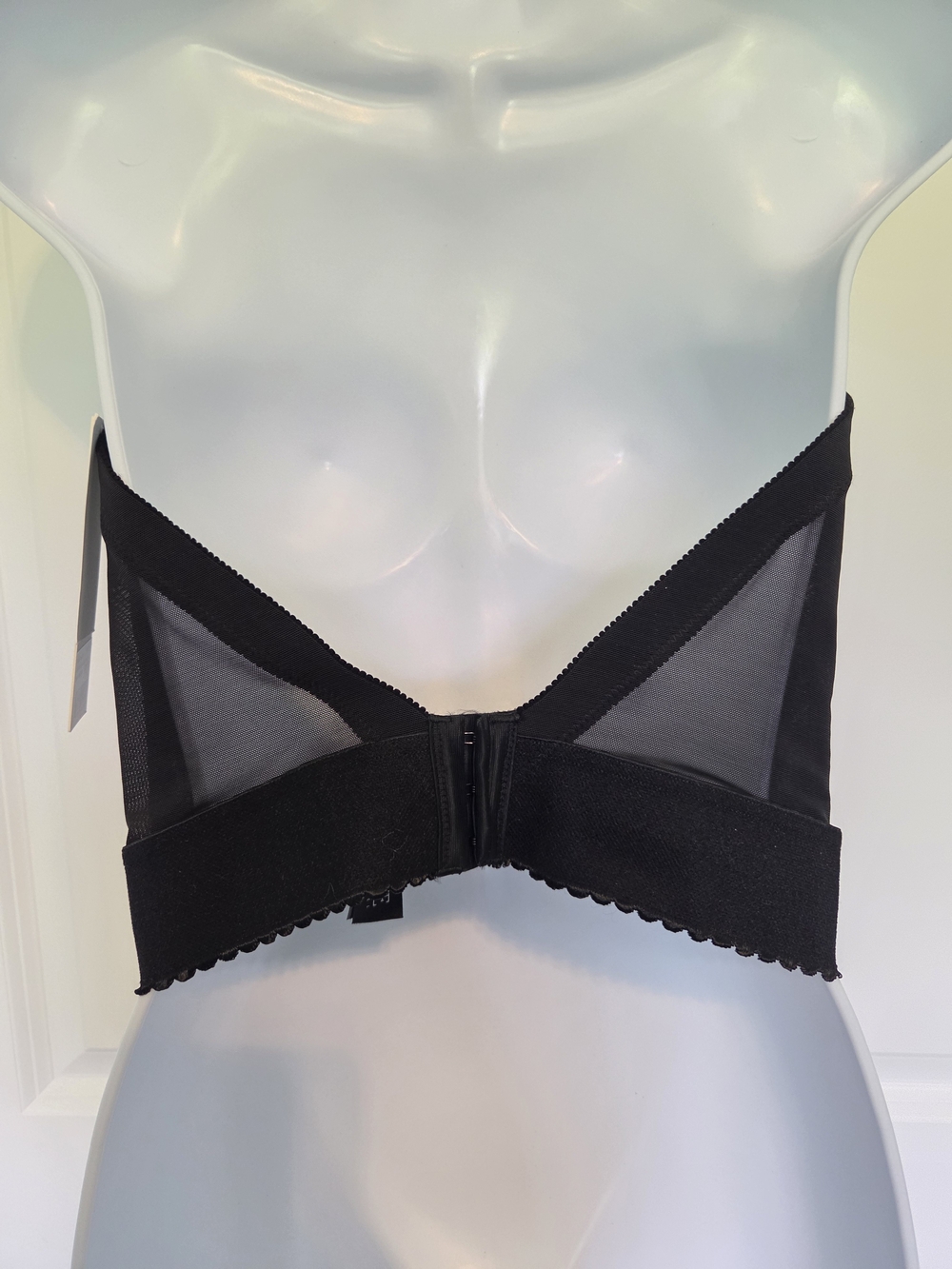 NWT 36D Dominique Black Strapless Longline Bustier - Picture 5 of 7